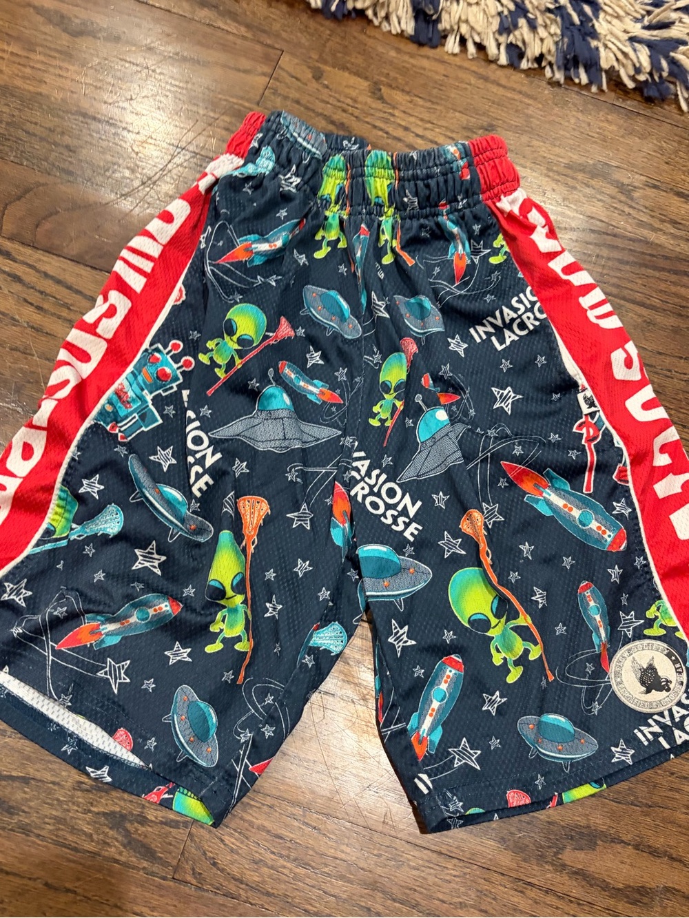 Lacrosse Flow Society Boys Flow Invasion Attack shorts size small